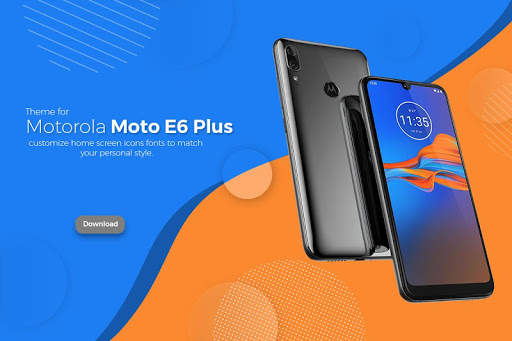 Theme for Motorola Moto E6 Plus 1 تصوير الشاشة