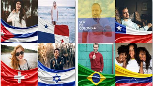 Flags of the world with photo screenshot 1