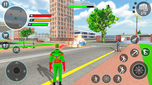 Police Robot Rope Hero Game 3d screenshot 2