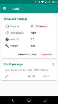 Open GApps screenshot 1