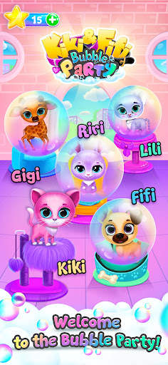 Kiki & Fifi Bubble Party screenshot 4