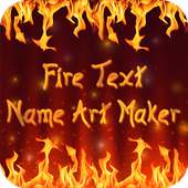 Fire Text Name Art Maker