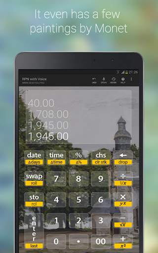 S3 RPN Calculator with Voice 16 تصوير الشاشة