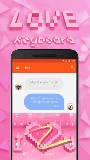 Love Emoji Keyboard Theme for Valentine's Day screenshot 4