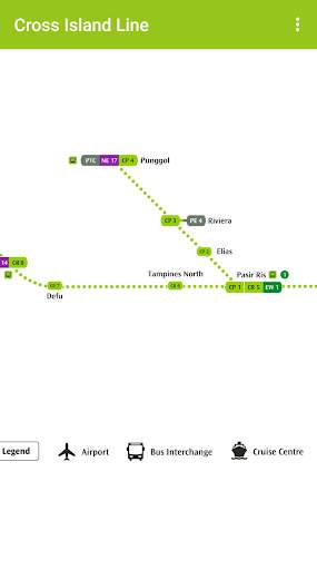 Singapore Train Map (Offline) screenshot 3