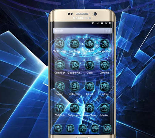 Future technology wind mobile phone theme screenshot 3