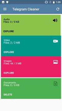 Clean My Telegram 2018 - Manage&Clean Media Files screenshot 2