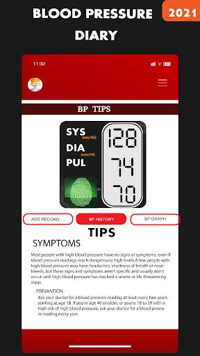 Daily High Blood Pressure Calculation BP Diary screenshot 4