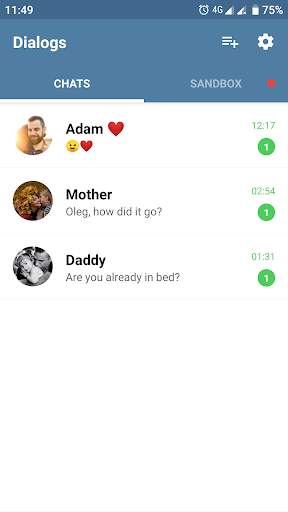 Fake Chat Messenger — TeleFake screenshot 1
