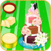 Game Wedding cake logo