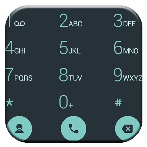 Dialer theme Droid L drupe icon