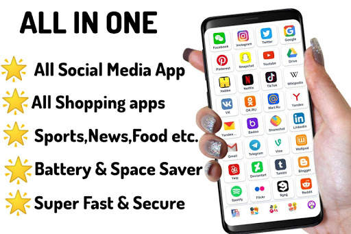 All Social Media and Social Network Browser screenshot 1