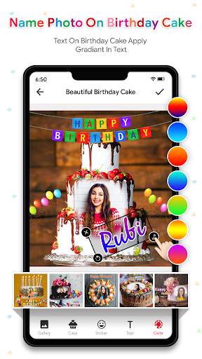 Name Photo On Birthday Cake - Birthday Photo Frame screenshot 3