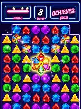 Jewel Glowing Neon Crush screenshot 2