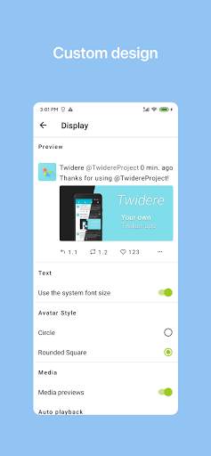 Twidere X screenshot 2