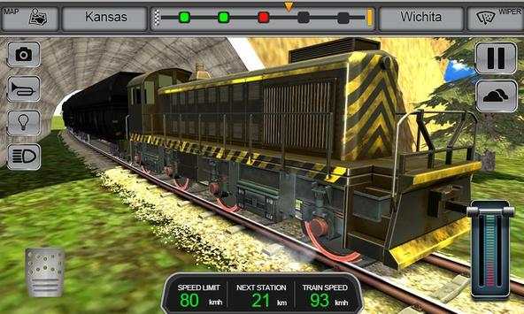 Euro Train Driver Sim 3D - free train driving game screenshot 1