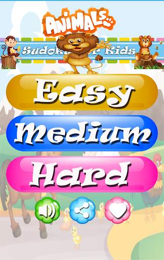 Kids Animals Sudoku Game screenshot 1