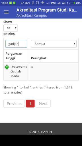 Akreditas Program Studi Kampus screenshot 4
