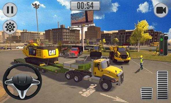 Excavator Crane Driving Simulator - City Building screenshot 1