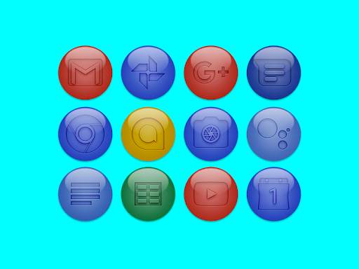 GlassBall Icon Pack Free screenshot 2