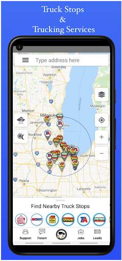 Truck Navigation, GPS - Road Hunter, Truck Stops screenshot 4