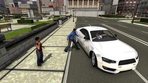 Taxi Modern Sim Crazy Driver Pro 3D screenshot 2