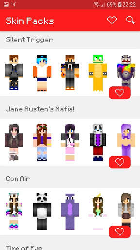 Skins Packs for Minecraft PE screenshot 4