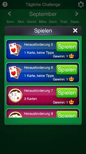 Solitär: Tägliche Challenge screenshot 2