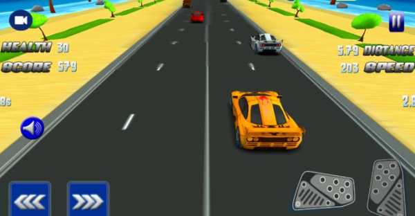 Turbo Car Traffic Racing 3D screenshot 2