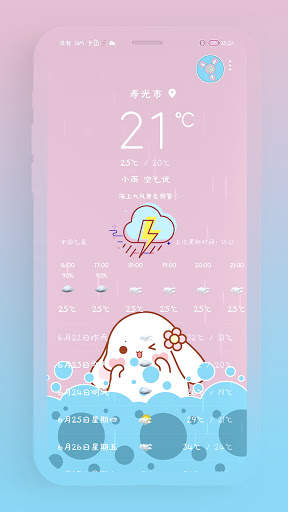 Baby Rabbit EMUI 10/11 Theme screenshot 6