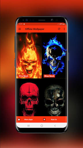Fire Skull Wallpaper screenshot 9