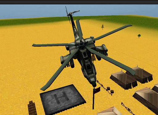Combat helicopter 3D flight screenshot 6