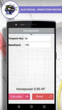 Electrical Induction Motor Calculator 8 تصوير الشاشة