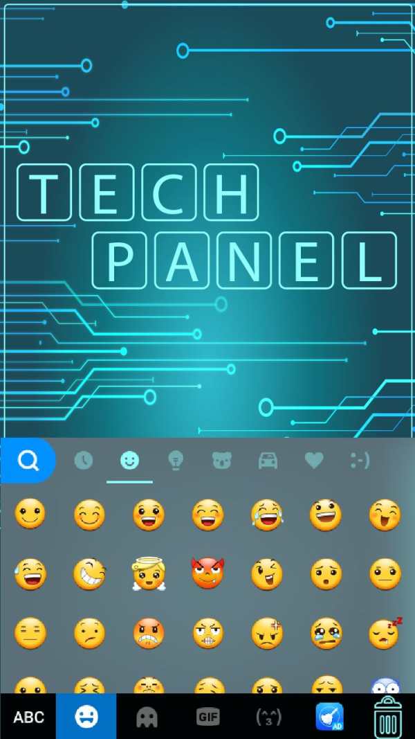 3D Neon Tech Keyboard screenshot 3