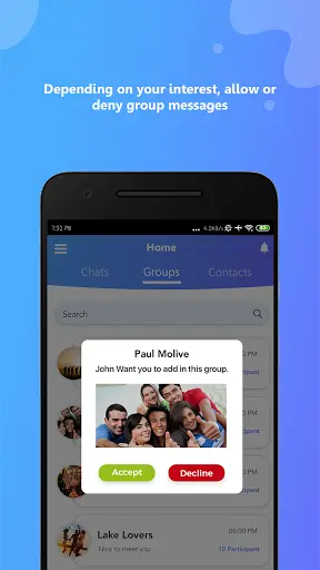 Group Text App screenshot 1