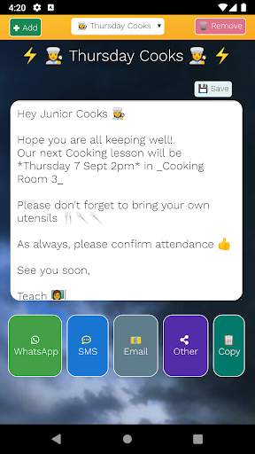 WA Message Templates (for WhatsApp) screenshot 1