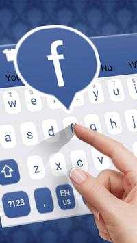Face Blue Keyboard screenshot 2
