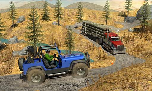 Offroad Jeep Prado Driving - Car Stunt screenshot 1