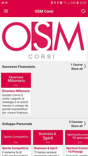 OSM Corsi screenshot 1