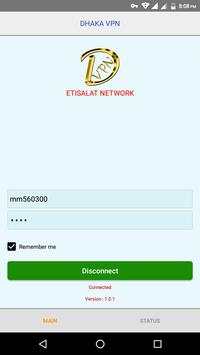 DHAKA VPN screenshot 2
