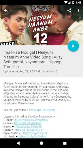 New Tamil HD Video Songs - HD Video Songs and More screenshot 2