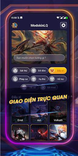 Mod Skin LQ - Mod tự động screenshot 1
