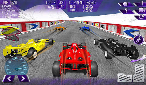Winter Girls Car Racing screenshot 10