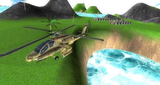 Fly Helicopter Flight Sim 3D screenshot 1