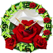Rose Flower Clock icon