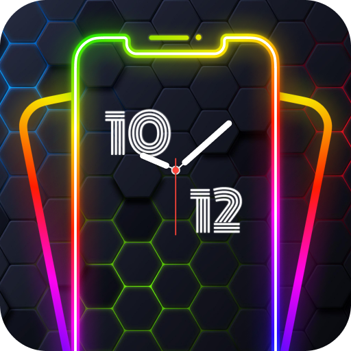 Edge flashing colors, lighting icon