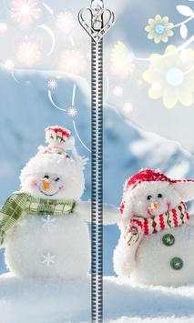 Snowman Zipper UnLock screenshot 1