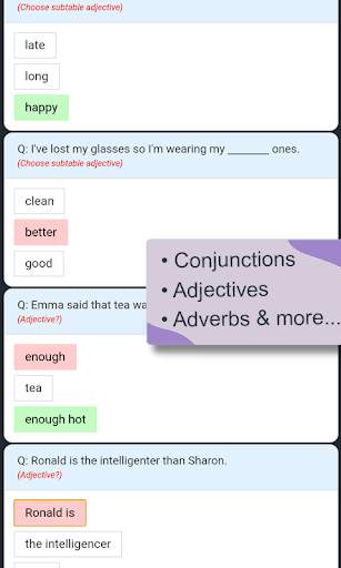 English Grammar Practice Tests скриншот 3