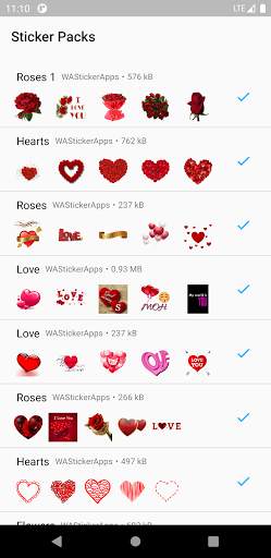 Love Stickers for WhatsApp 2021 💕❤ screenshot 6