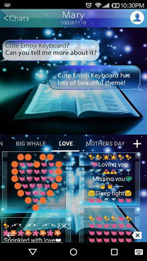 Bible Emoji Keyboard Theme स्क्रीनशॉट 6